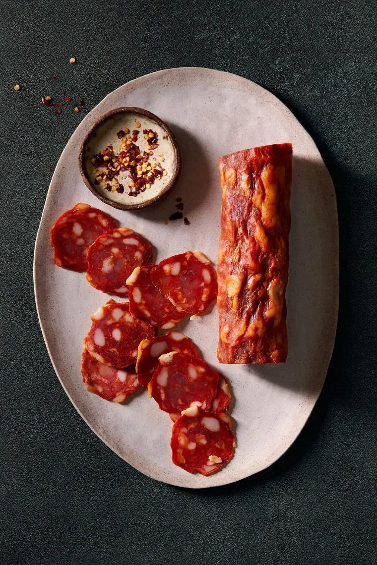 House-cured salami, traditional Italian smallgoods